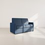 Voir la diapositive 1 : BEST MOBILIER Julia - canapé 3 places convertible express couchage quotidien 140 cm matelas 18 cm en tissu
