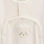 Voir la diapositive 3 : Petit Béguin Pyjama bébé en velours ouverture pont Câlins