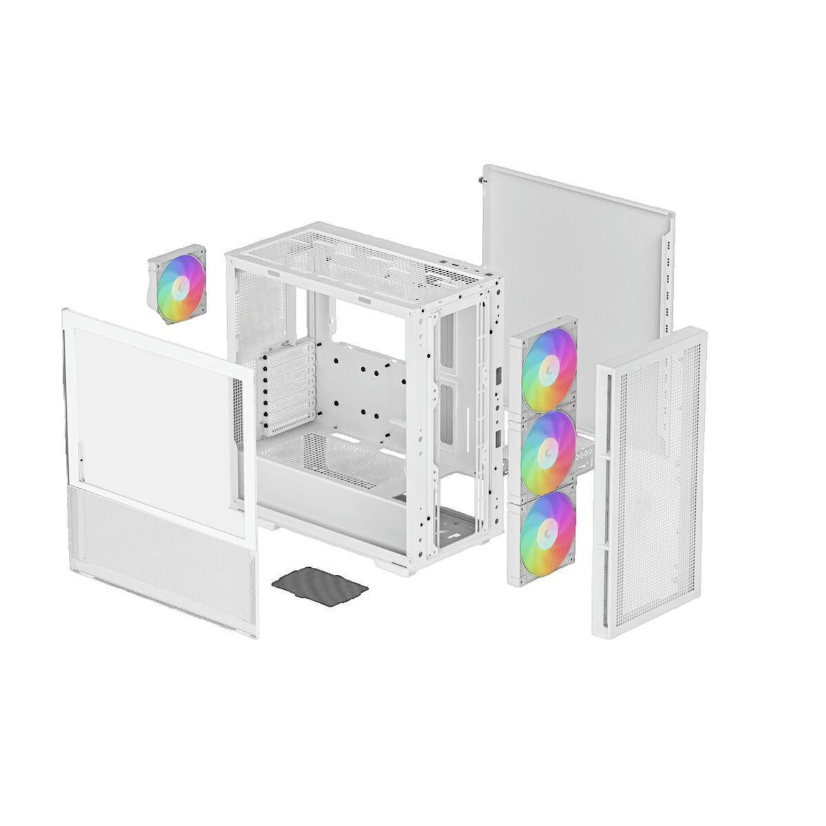 Deepcool Boîtier PC DeepCool CH560 WH Blanc avec éclairage ARGB