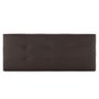 Voir la diapositive 2 : MARCKONFORT Tête de lit Carla 150x60 cm Chocolat, rembourrée de Mousse
