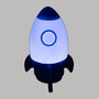 Voir la diapositive 2 : Atmosphera Kids Veilleuse Enfant Fusée  Espace  14cm Blanc