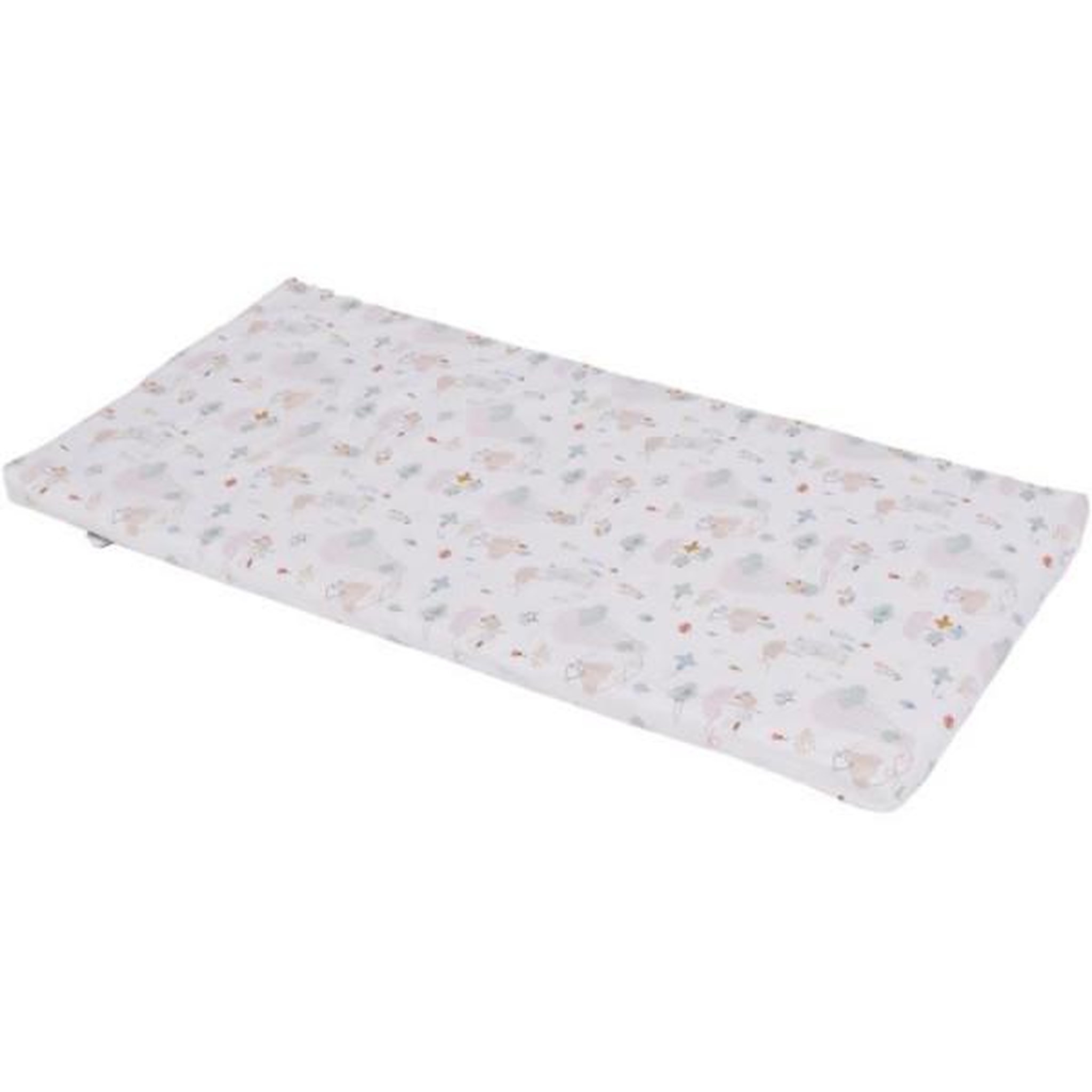 Voir la diapositive 4 : TINEO Matelas nomade Balloons - 120 x 60 x 4 cm - Blanc - TINEO