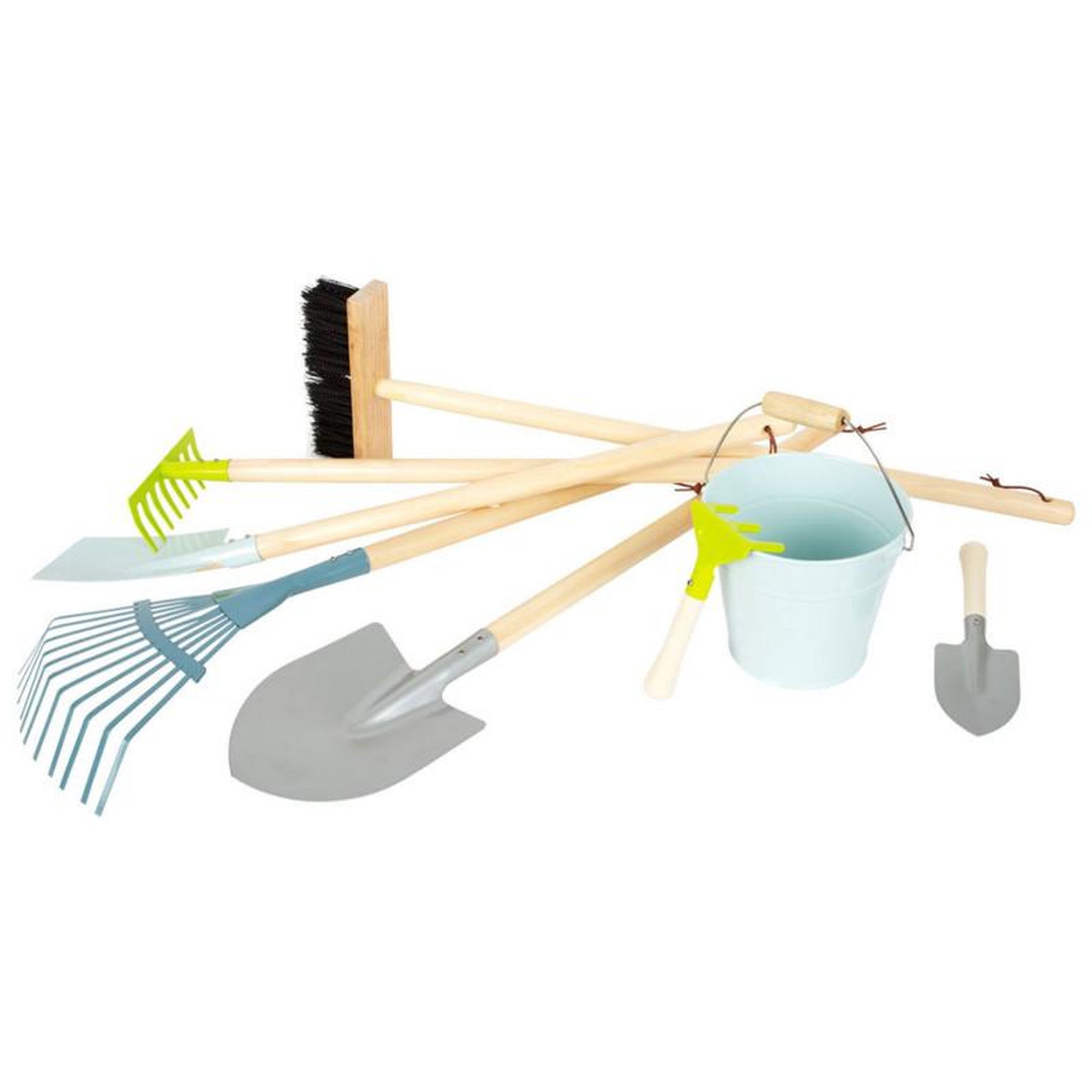 SMALL FOOT Small Foot - Wooden Children's Garden Tools, 8pcs. 11883