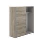 Voir la diapositive 4 : Armoire 2 Portes Coulissantes L180cm cm SEVILLE
