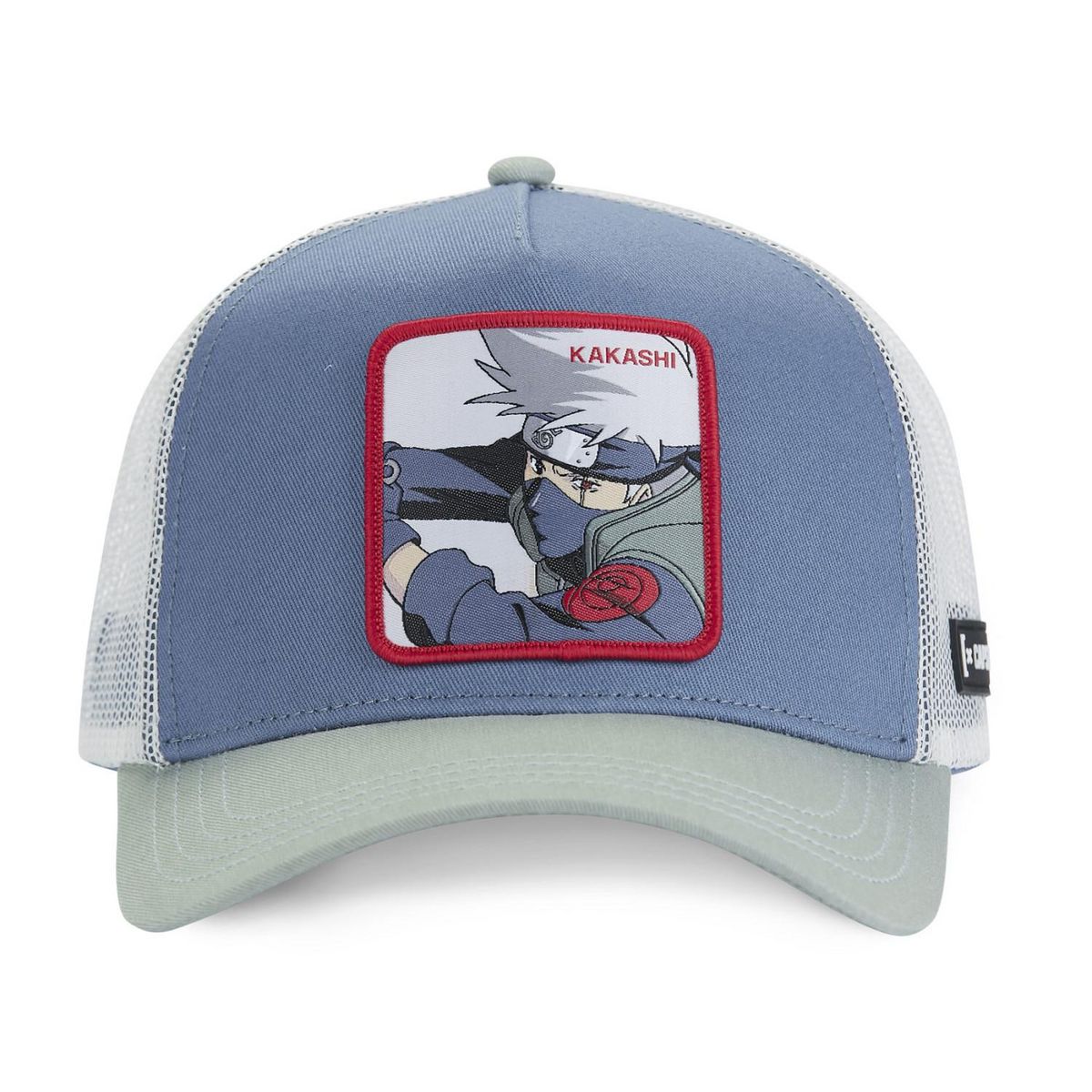 CAPSLAB Casquette homme trucker en serge de coton Naruto Shippuden Kakashi