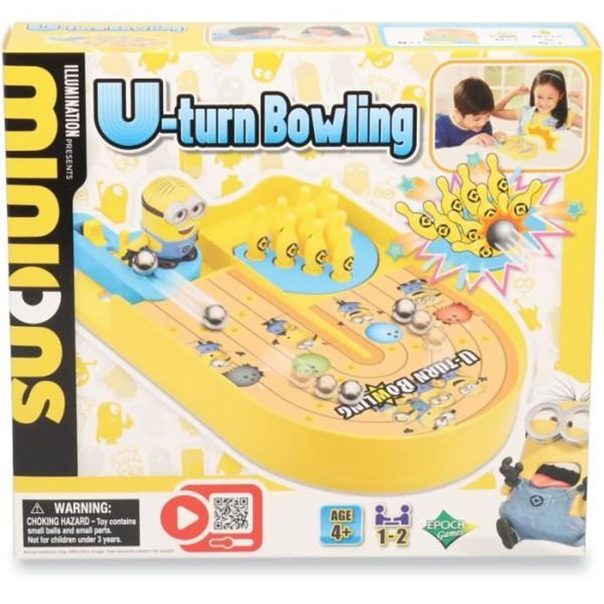 EPOCH Jeu de Bowling - EPOCH GAMES - Minions U-turn Bowling - Réalise un Strike avec les Minions !
