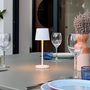 Voir la diapositive 2 : Lumisky 6 mini lampes avec plateau de chargement KELLY MINI Blanc Aluminium H22cm