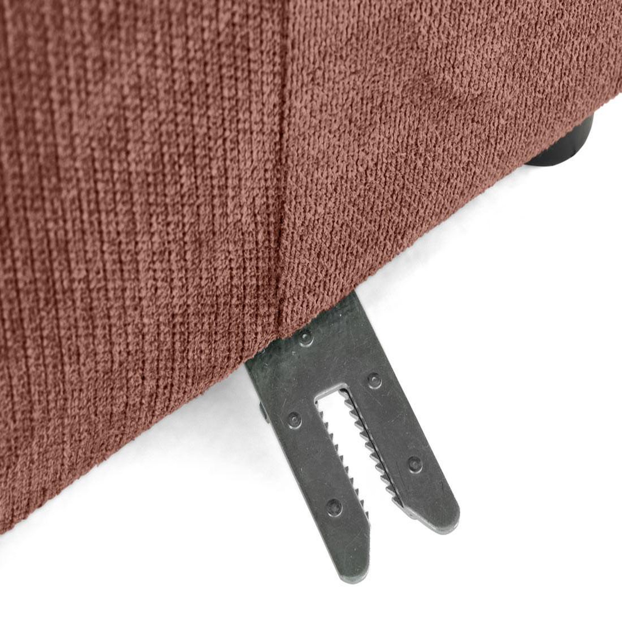 Voir la diapositive 3 : LISA DESIGN Debbie - module d'assise gauche en tissu texturé