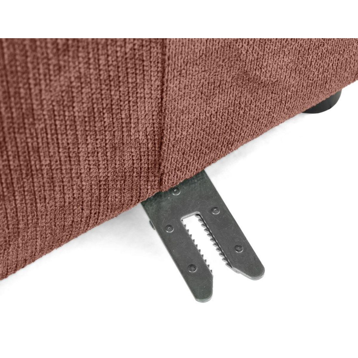 LISA DESIGN Debbie - module d'assise gauche en tissu texturé