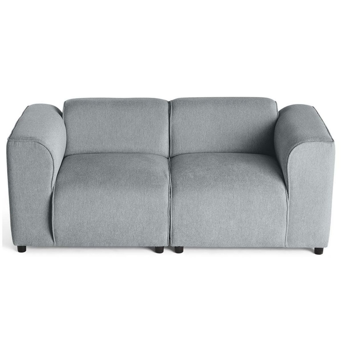 LISA DESIGN Suaro - canapé modulable 2 places en tissu texturé