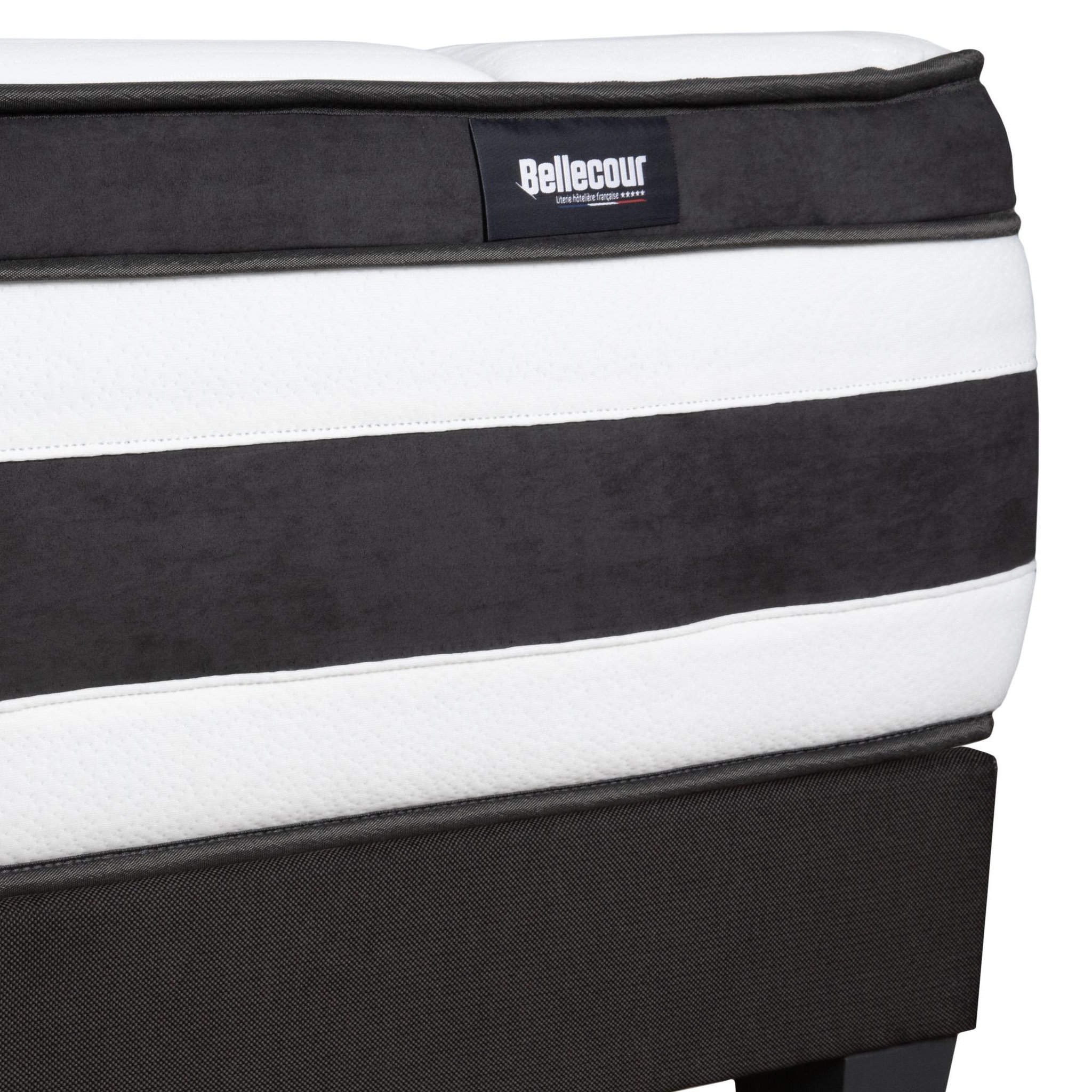 Voir la diapositive 5 : BELLECOUR Bellecour literie | pack prêt à dormir fontainebleau | matelas ressorts ensachés + sommier + accessoires