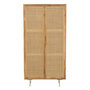 Voir la diapositive 2 : Paris Prix Armoire en Bois 2 Portes  Weaving  175cm Naturel
