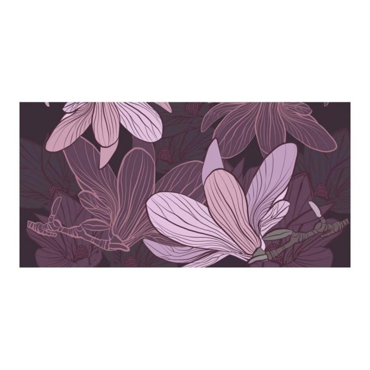 Paris Prix Papier Peint XXL  Dreamy Flowers  270x550cm