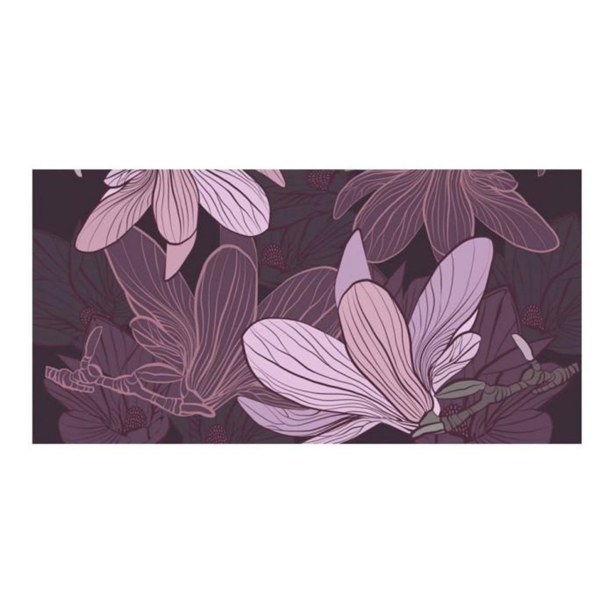 Paris Prix Papier Peint XXL  Dreamy Flowers  270x550cm