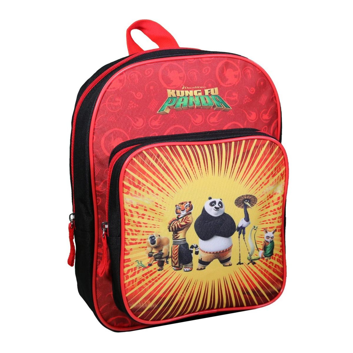 Bagtrotter BAGTROTTER Sac à dos 31 cm avec poche maternelle  Kung Fu Panda Rouge