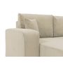 Voir la diapositive 4 : BEST MOBILIER Artemisa - canapé d'angle réversible 4 places - convertible avec coffre - en velours côtelé