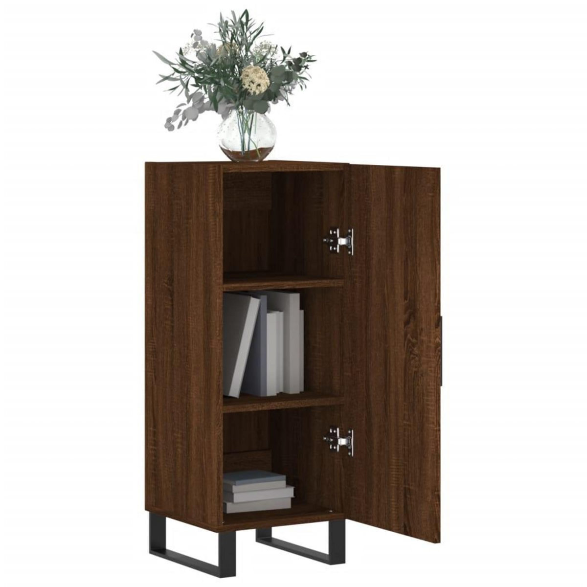 VIDAXL Buffet Chene marron 34,5x34x90 cm Bois d'ingenierie