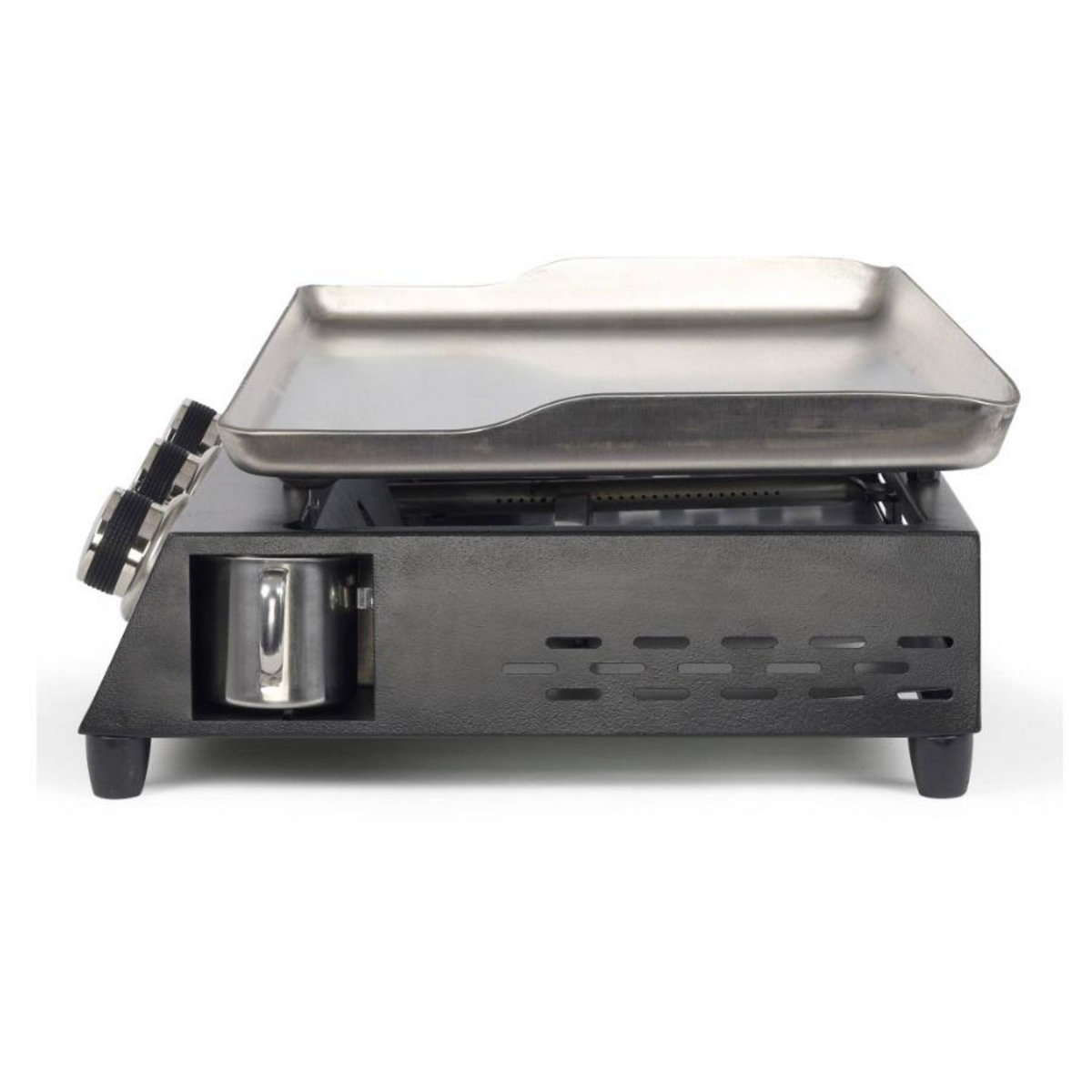 LIVOO Plancha gaz 7200w en métal noir - DOC249