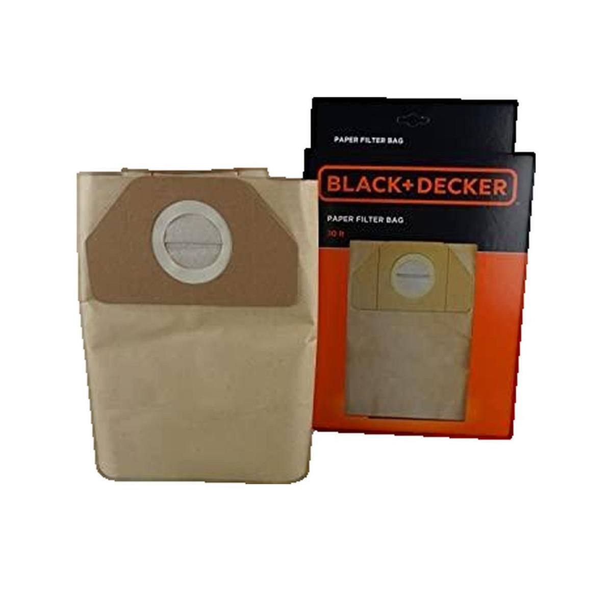 BLACK ET DECKER Sacs aspirateurs Black & Decker 30 litres en papier