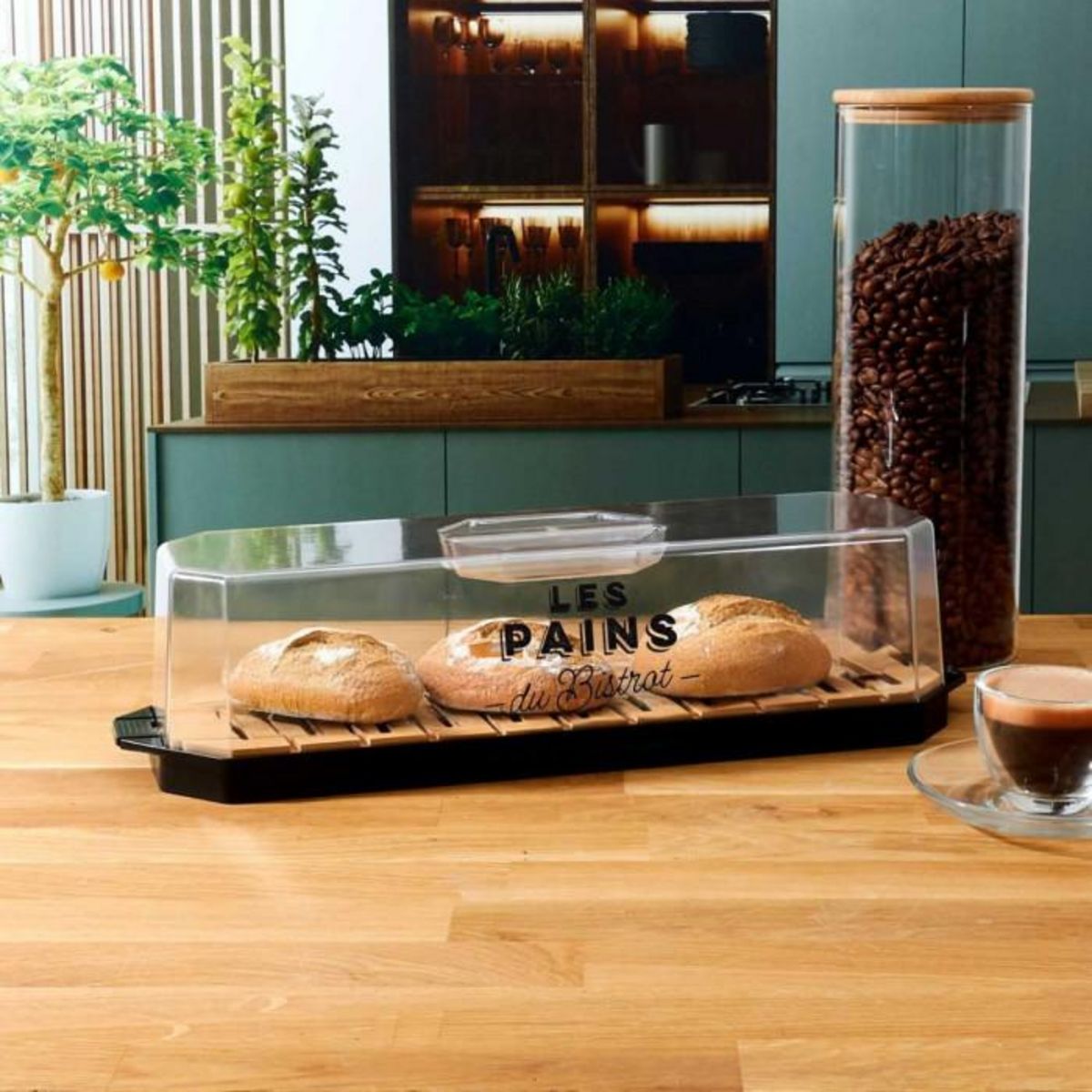 Paris Prix Boîte à Pain  Bistrot  40cm Transparent