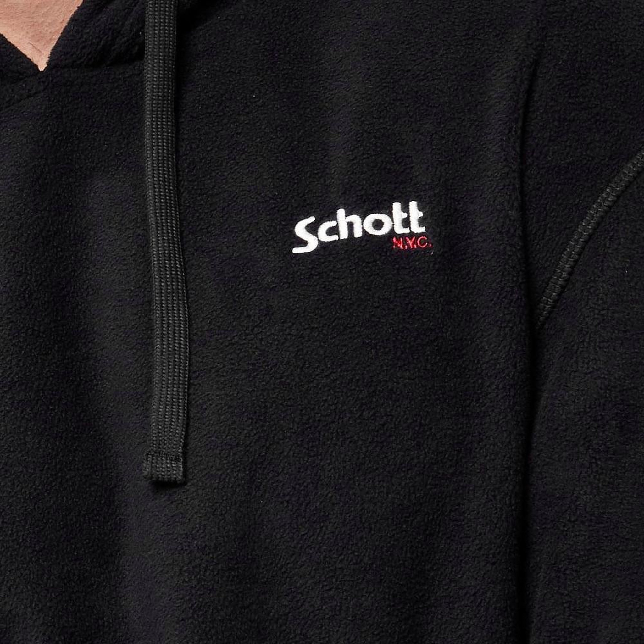 Voir la diapositive 4 : Schott Sweat à capuche  Homme Schott Micro Polar