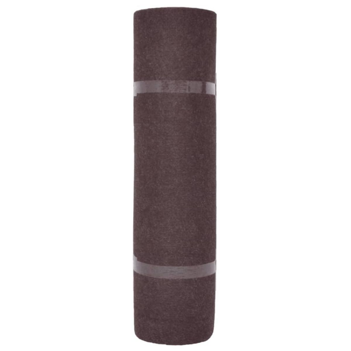 VIDAXL Tapis strie pour exposition 1,2x15 m Marron