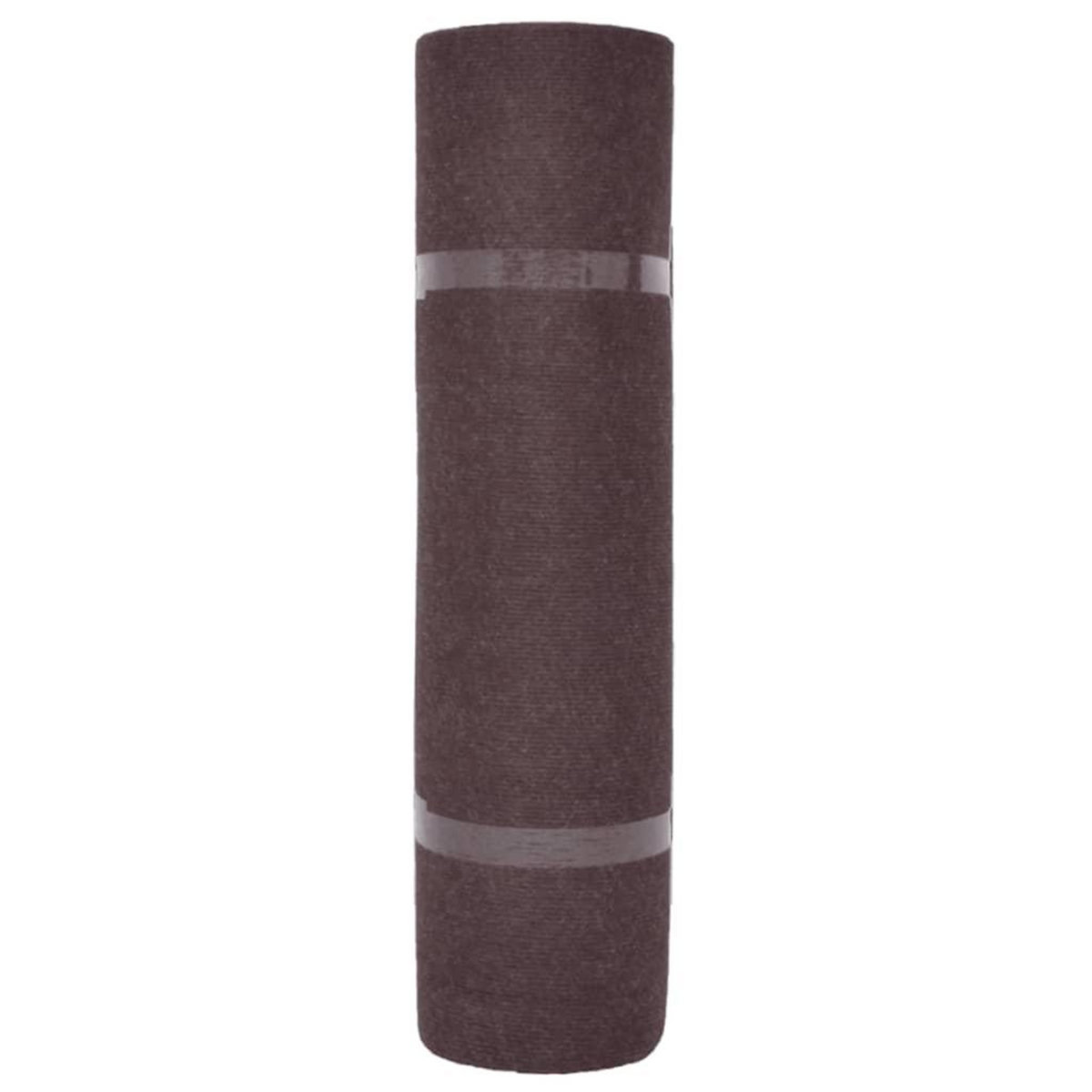 VIDAXL Tapis strie pour exposition 1,2x15 m Marron