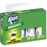 Kapo Ruban attrape mouche, adhésif, Lot de 4 KAPO VERT