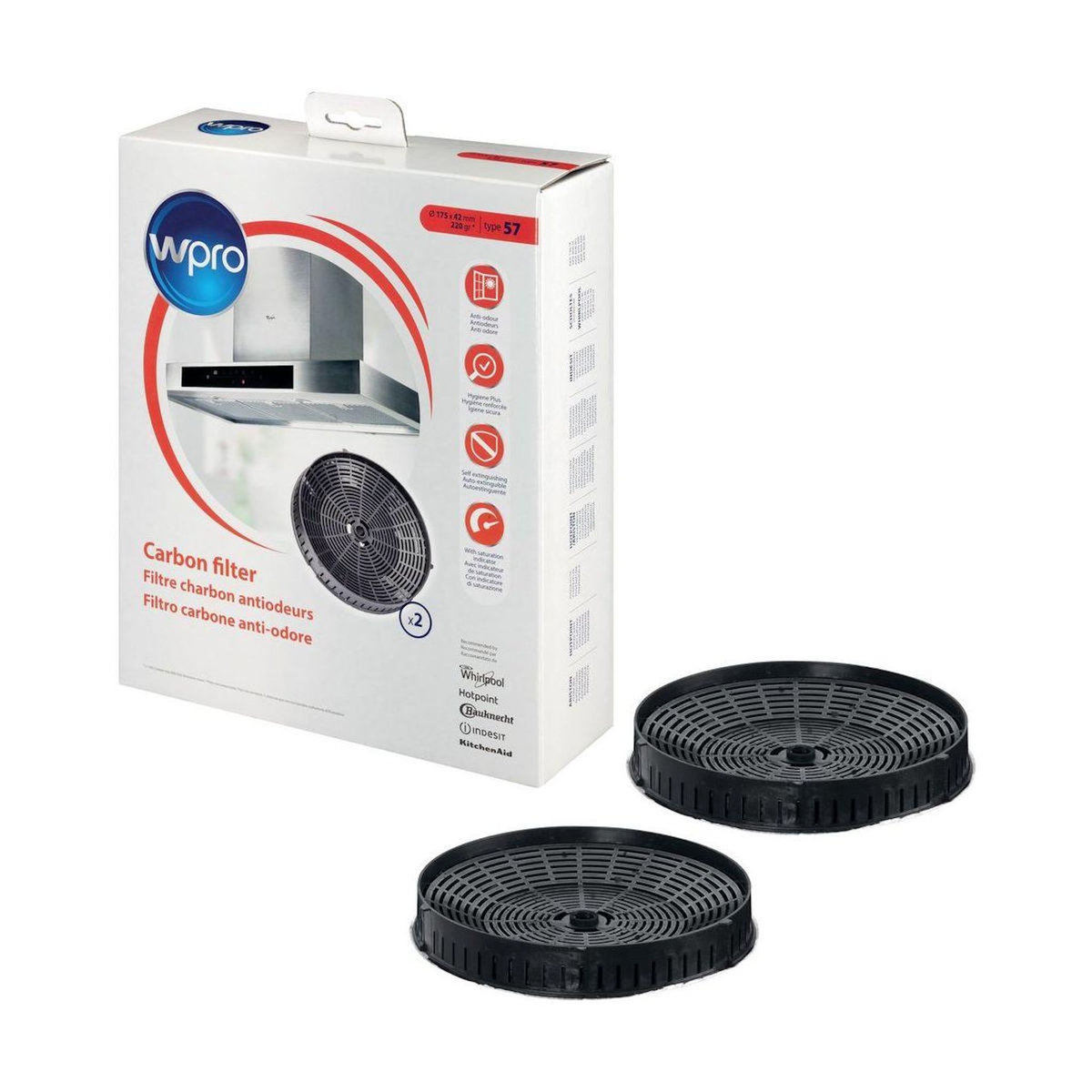 WPRO Filtre hotte CHF57