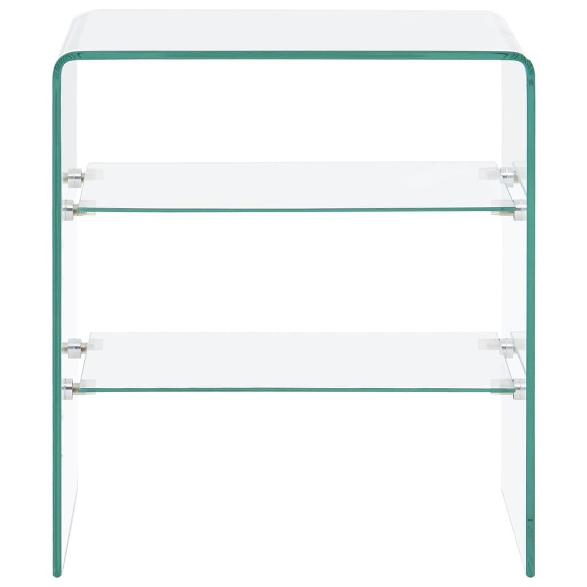 Voir la diapositive 2 : VIDAXL Table basse 50x40x56 cm Verre trempe