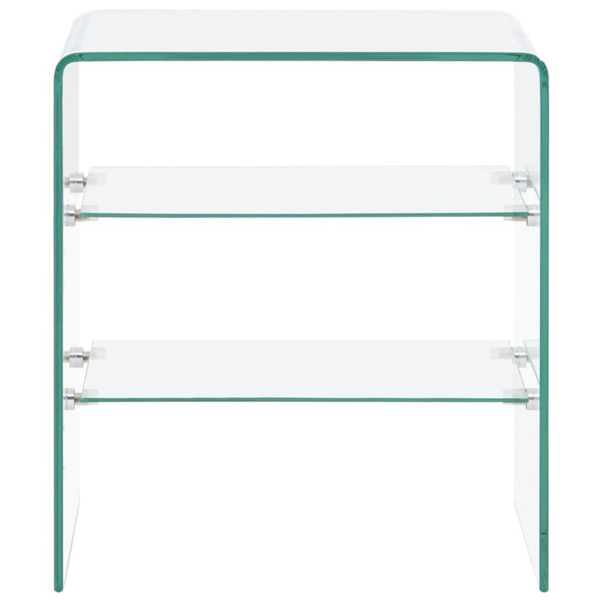 VIDAXL Table basse 50x40x56 cm Verre trempe