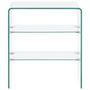 Voir la diapositive 2 : VIDAXL Table basse 50x40x56 cm Verre trempe