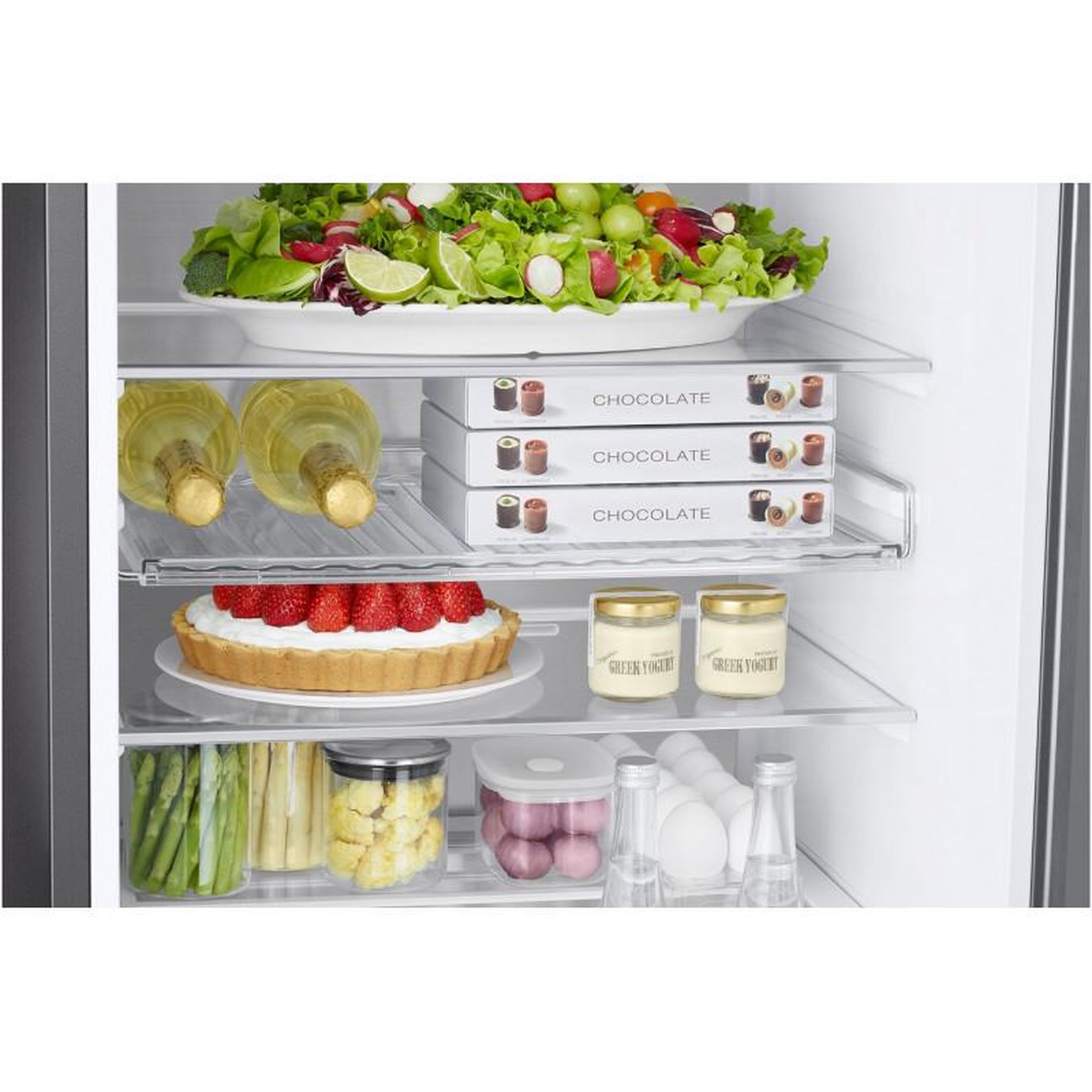 Voir la diapositive 6 : Samsung Réfrigérateur combiné 60cm 387 gris - rb38c7b6as9