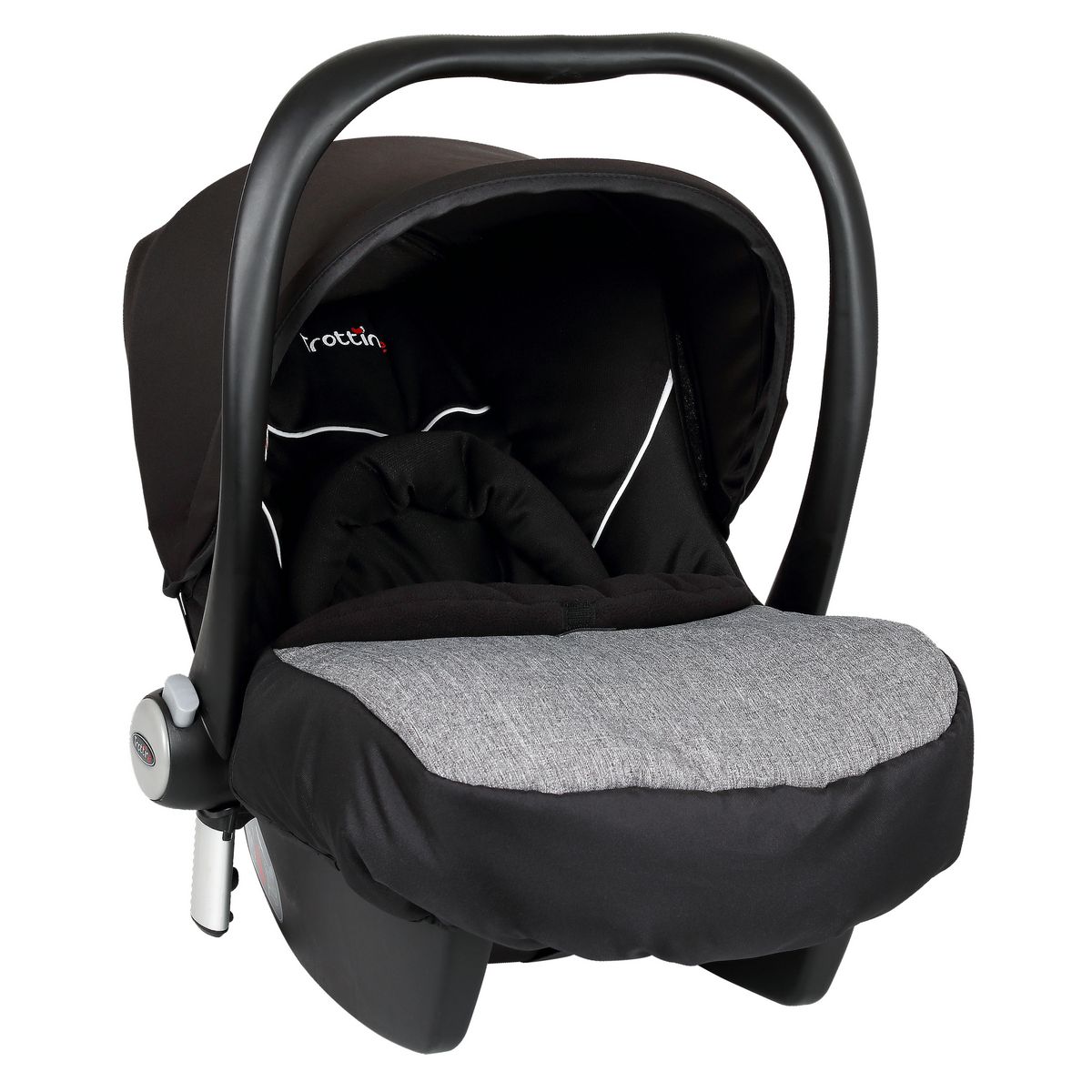 TROTTINE Poussette + hamac + nacelle - combiné 3 en 1 Horizon  - Gris/Noir