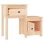 Voir la diapositive 4 : VIDAXL Tables de chevet 2 pcs 79,5x38x65,5 cm Bois de pin massif