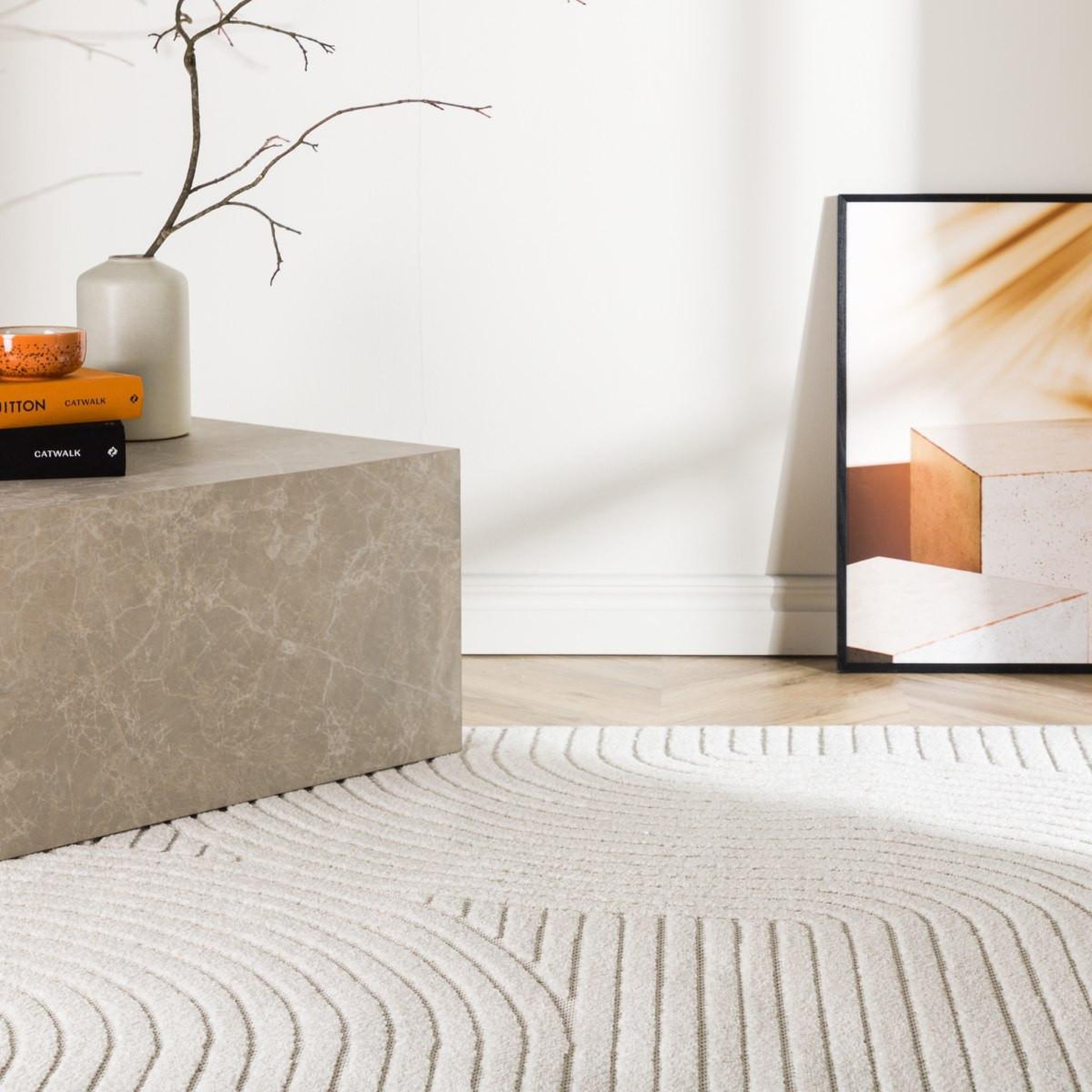 Voir la diapositive 3 : Paris Prix Tapis déco  vince solar  160x230cm naturel