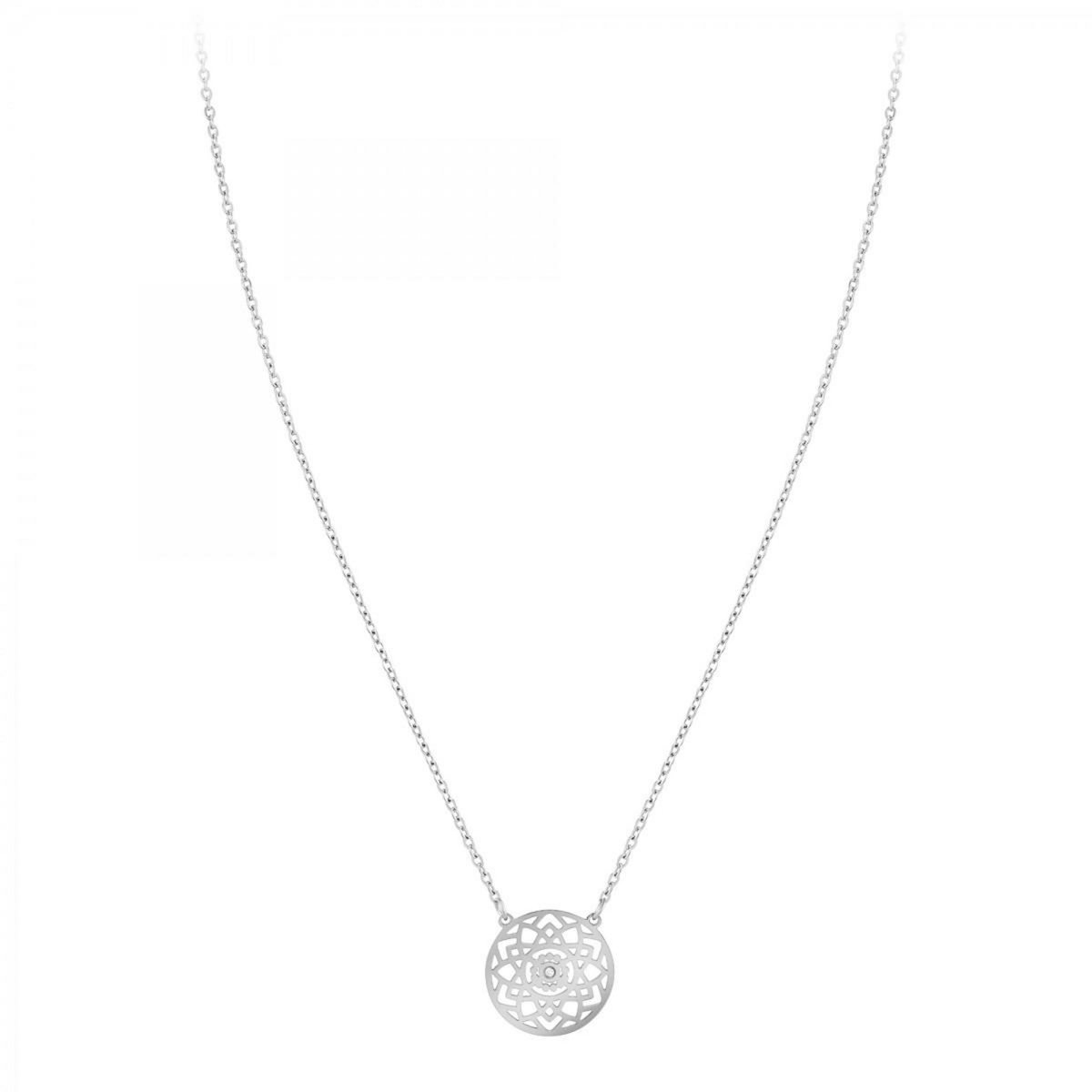 SC CRYSTAL Collier par SC Crystal orné d'un véritable diamant blanc
