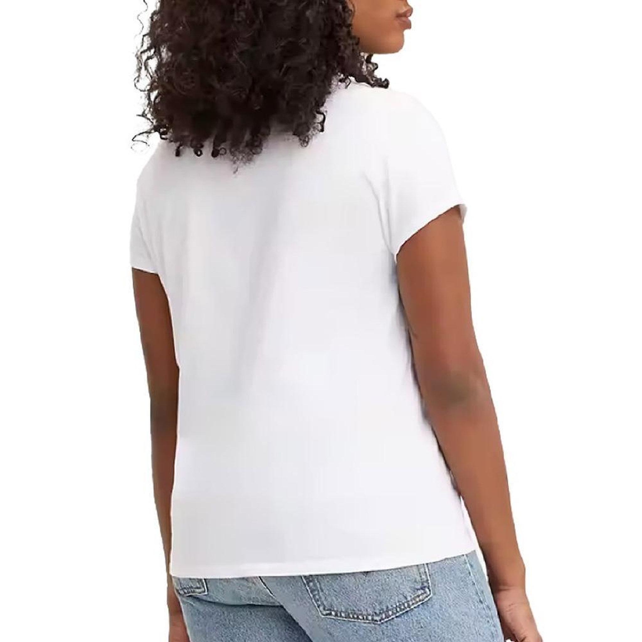 Voir la diapositive 2 : Levi's T-Shirt Blanc/Rouge Femme Levi's The Perfect