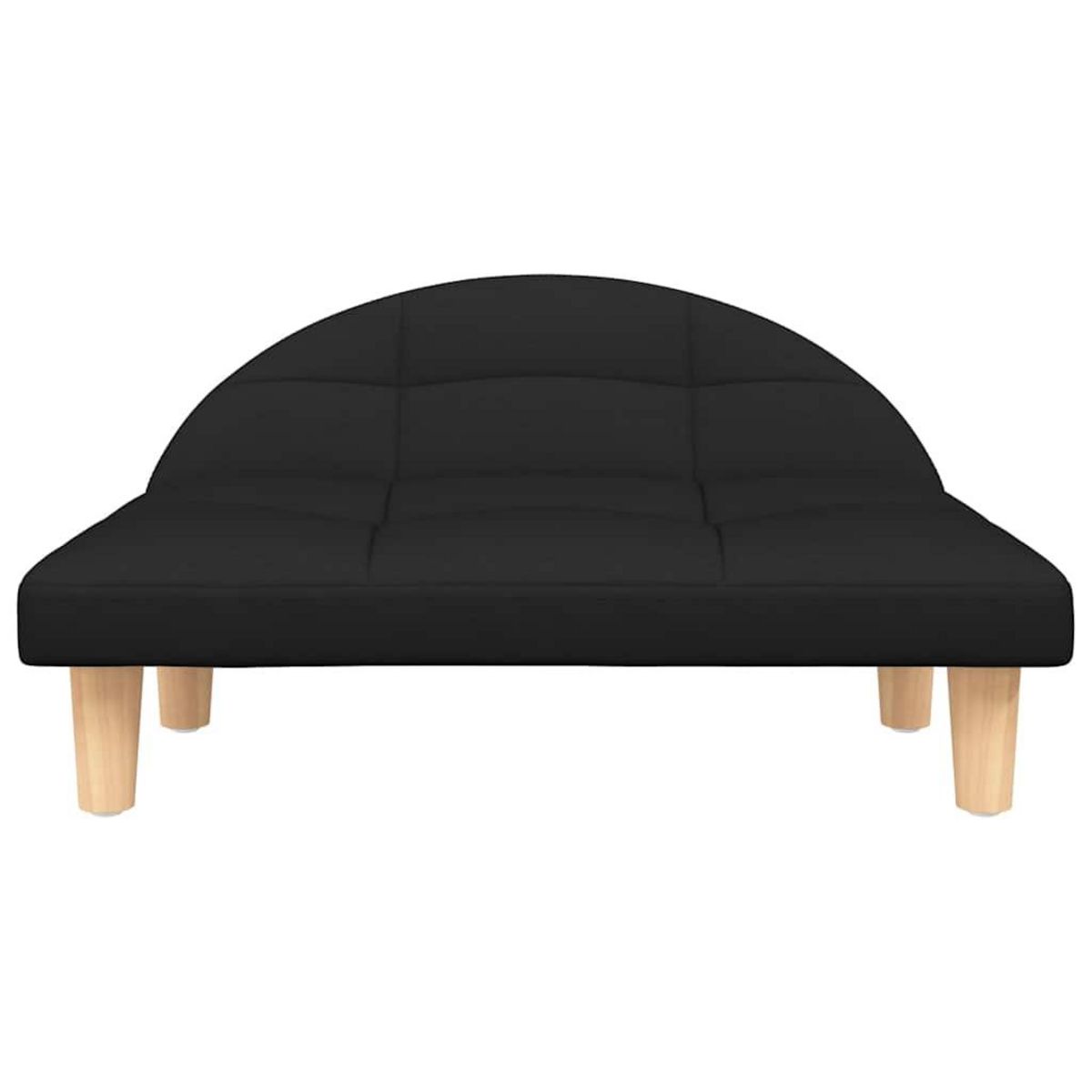 VIDAXL Lit pour chien noir 70x52x30 cm tissu