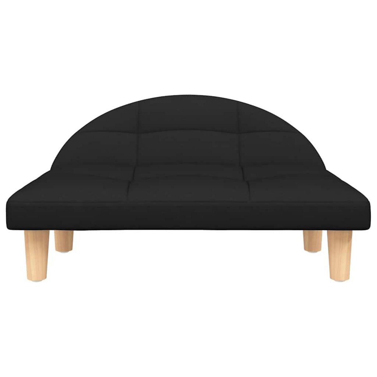 VIDAXL Lit pour chien noir 70x52x30 cm tissu