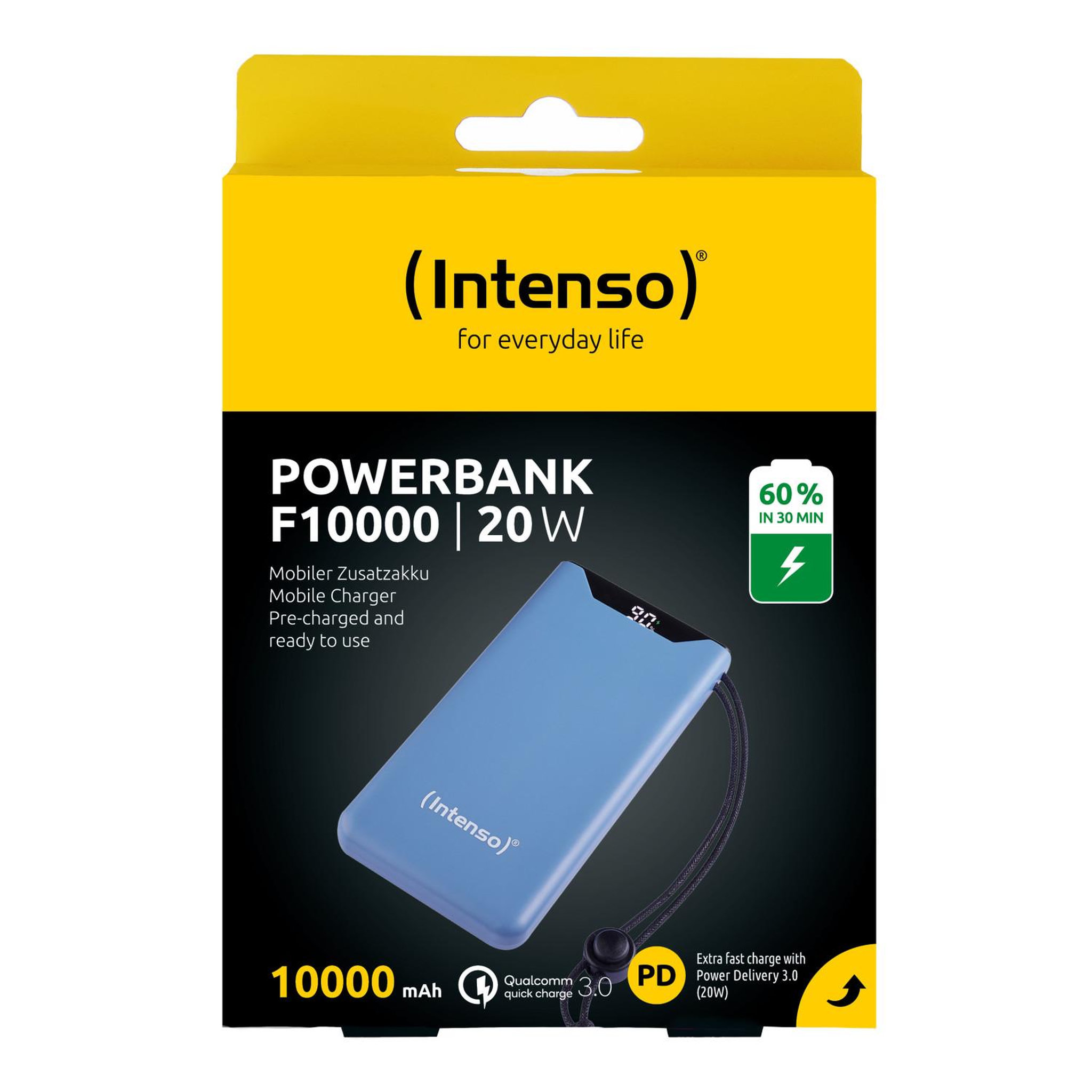 Voir la diapositive 3 : Intenso Intenso 7332035 banque d'alimentation électrique lithium polymère (lipo) 10000 mah bleu