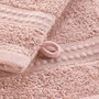 Voir la diapositive 2 : Paris Prix Lot de 2 Gants de Toilette  Excellence  15x21cm Rose Blush