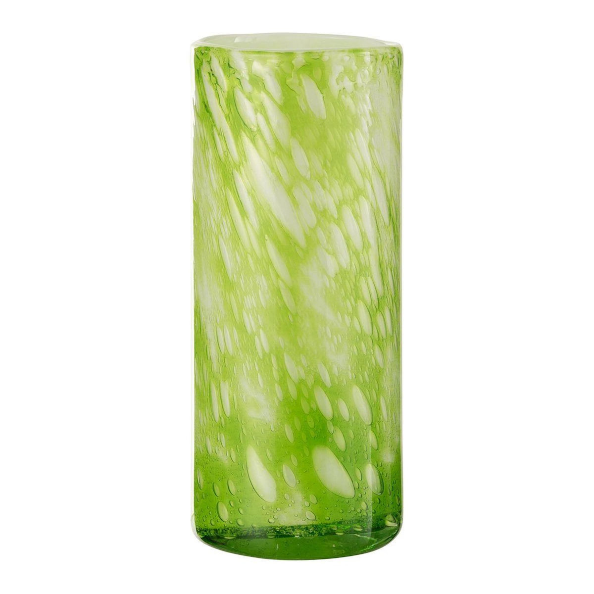 Paris Prix Photophore en Verre  Marbre  27cm Vert