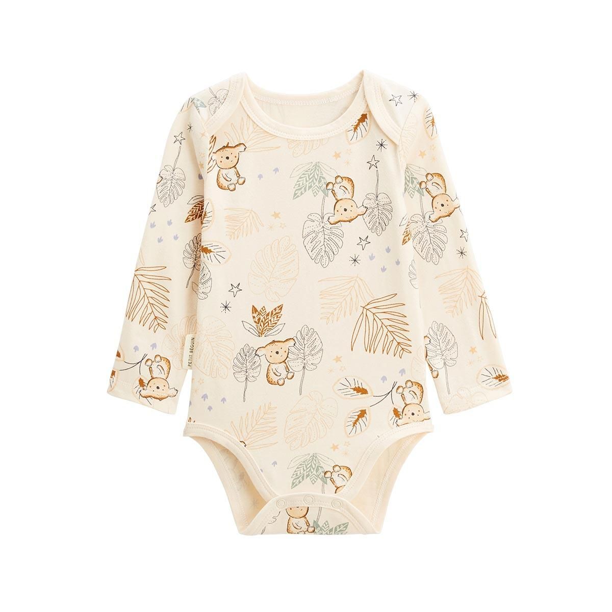 Petit Béguin Lot de 2 bodies bébé manches longues Constellation