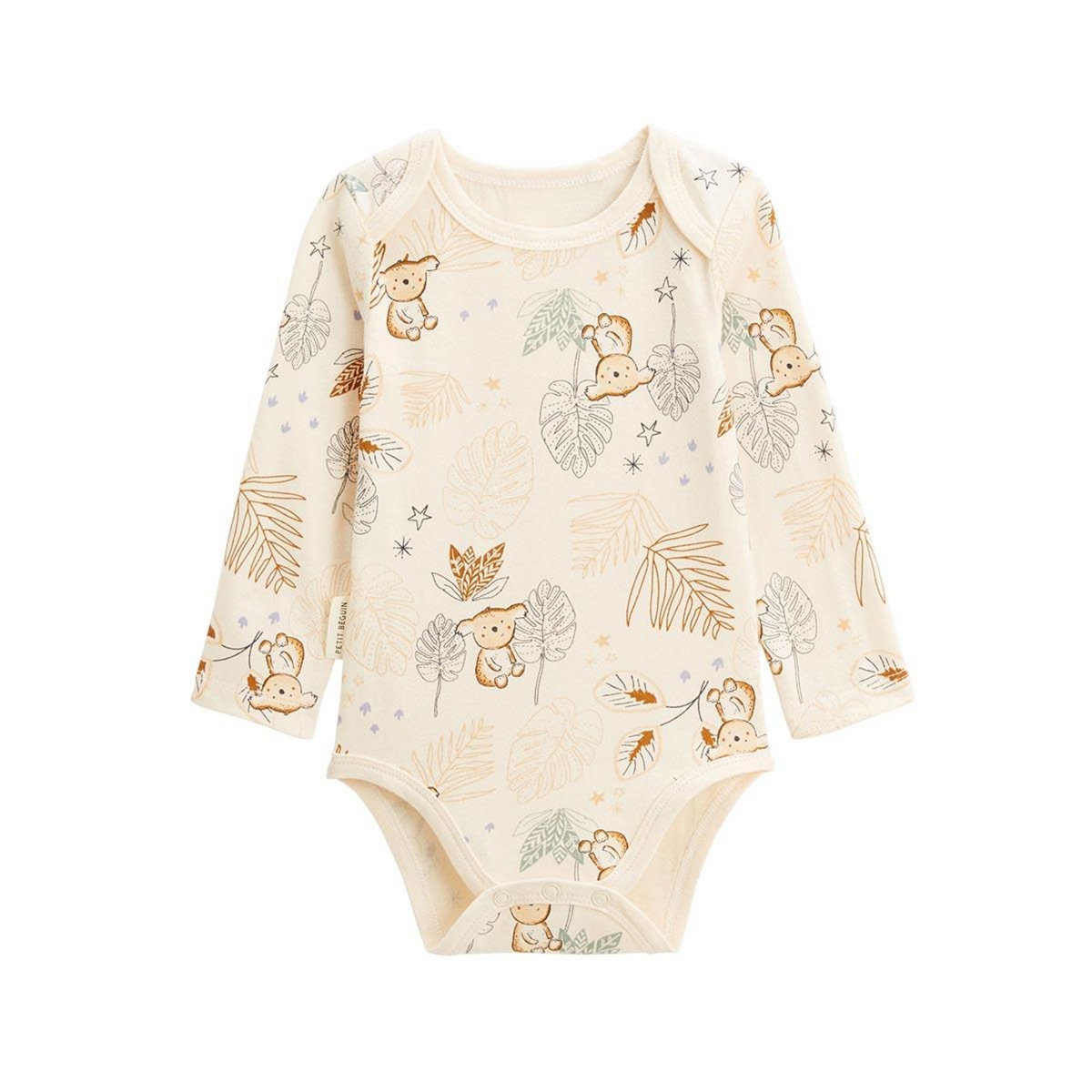 Petit Béguin Lot de 2 bodies bébé manches longues Constellation