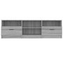 Voir la diapositive 4 : VIDAXL Meuble TV Sonoma gris 150x33,5x45 cm Bois d'ingenierie