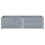 Voir la diapositive 3 : VIDAXL Jardiniere gris 150x100 cm bois de pin massif