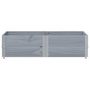 Voir la diapositive 3 : VIDAXL Jardiniere gris 150x100 cm bois de pin massif