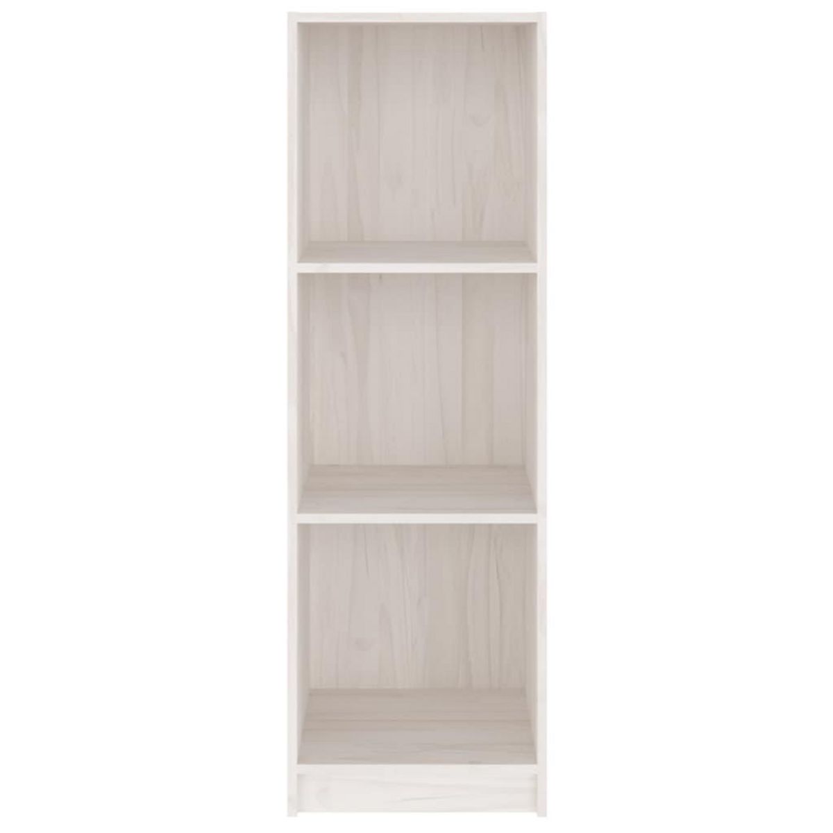 VIDAXL Bibliotheque/Separateur de piece Blanc 36x33x110 cm Pin massif