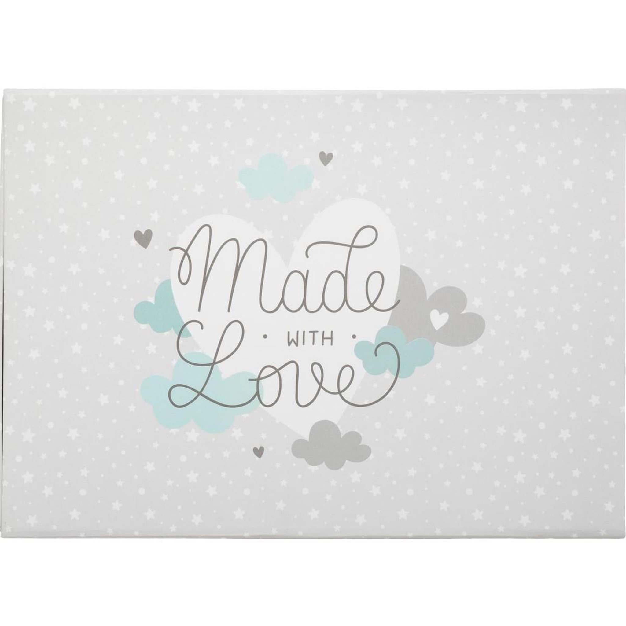 Voir la diapositive 3 : Atmosphera Kids Coffret Cadeaux Enfant 3 Pièces  Love  28cm Bleu